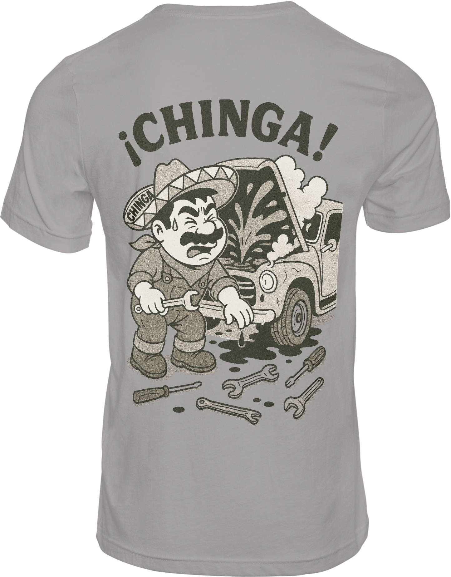 Short Sleeve Mechanic Scene Tee