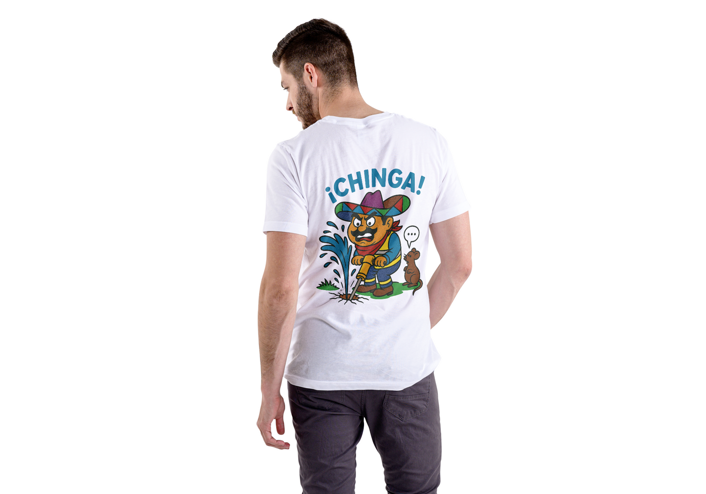 Short Sleeve Jackhammer Scene Tee