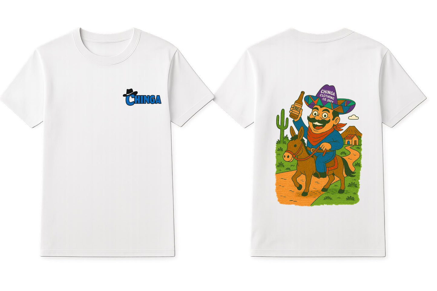 Short Sleeve Burro Scene Tee
