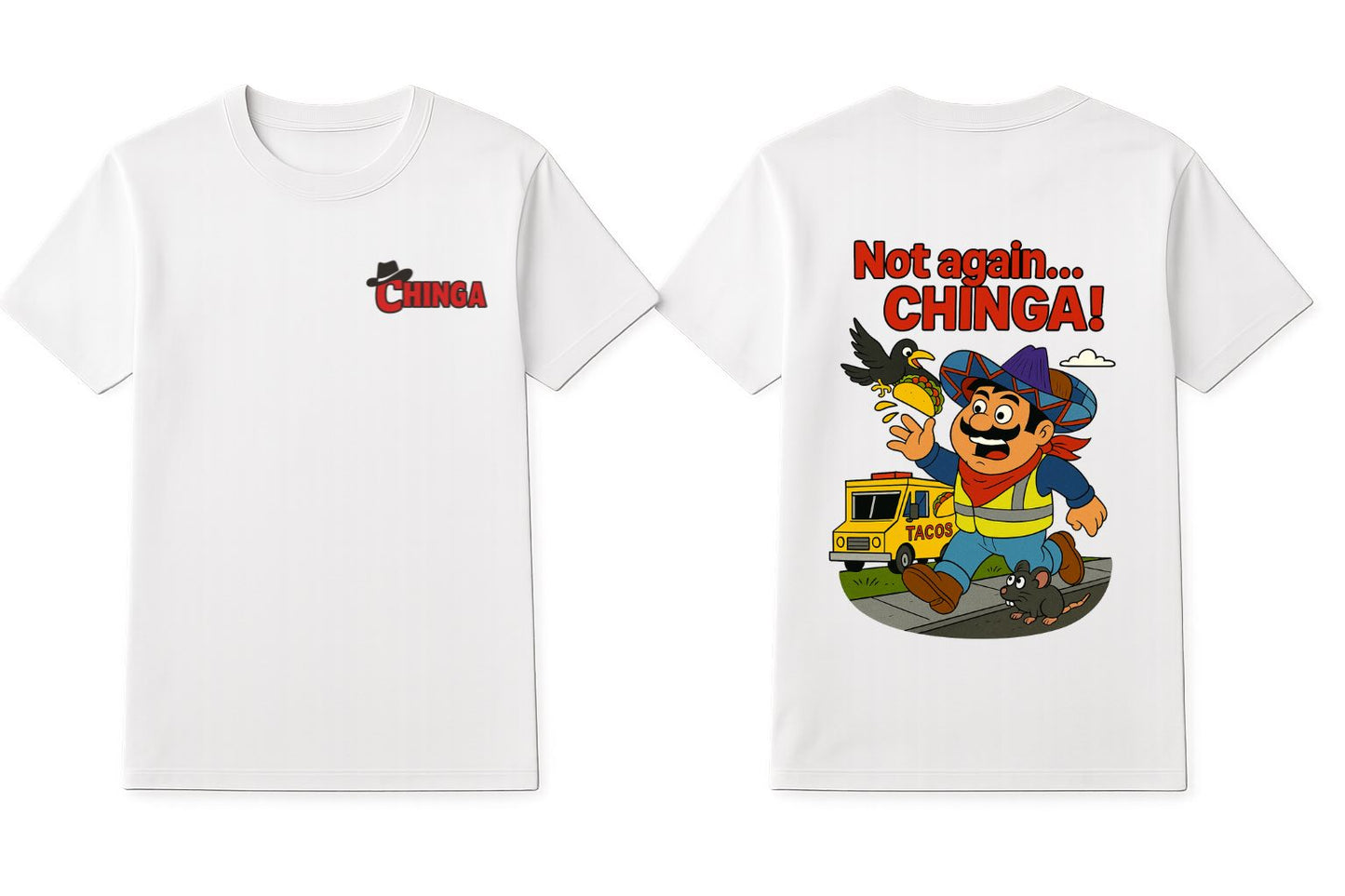 Short Sleeve Taco Truck Scene Tee