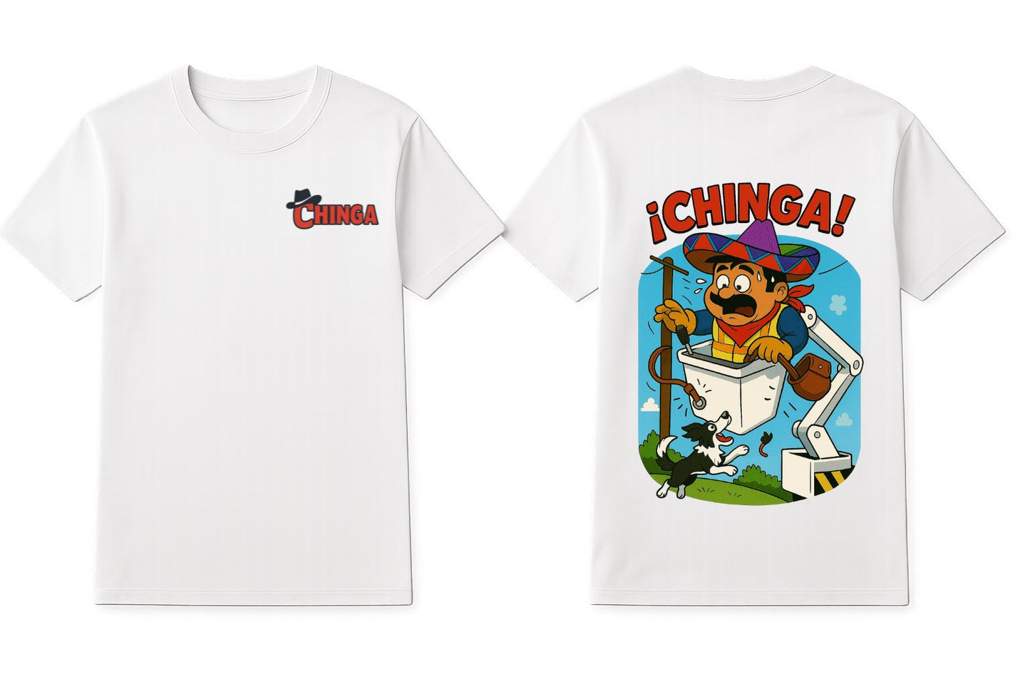 Short Sleeve Line Worker Scene Tee