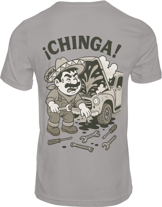 Short Sleeve Mechanic Scene Tee