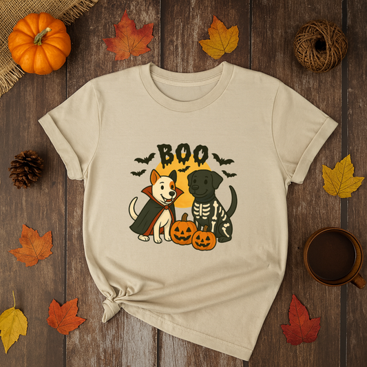 Boo Halloween Puppy Top