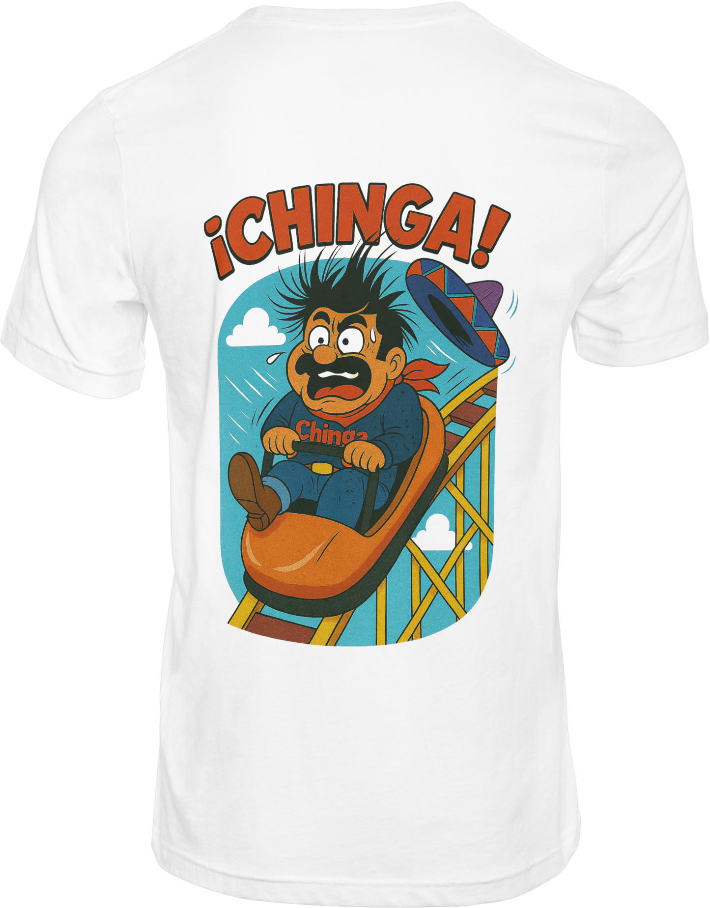 Short Sleeve Roller Coaster Scene Tee