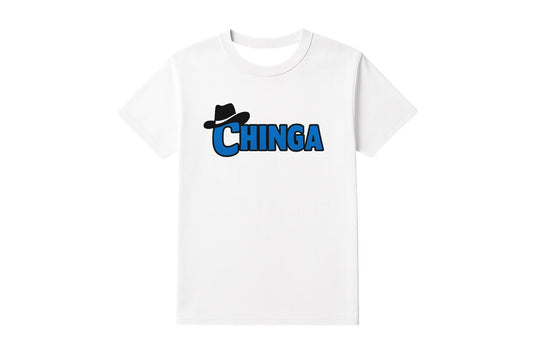 Short Sleeve Blue Chinga Logo T-Shirt
