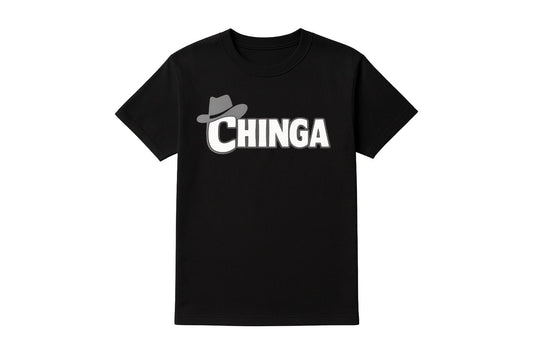 Short Sleeve Black Chinga Logo T-Shirt