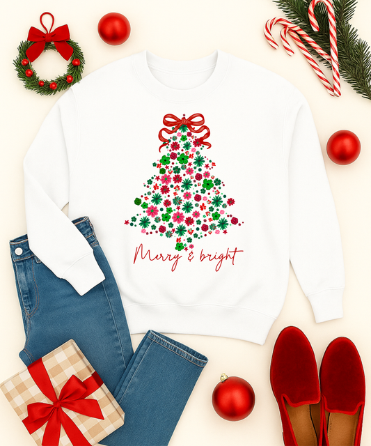 Merry & Bright Christmas Tree Top