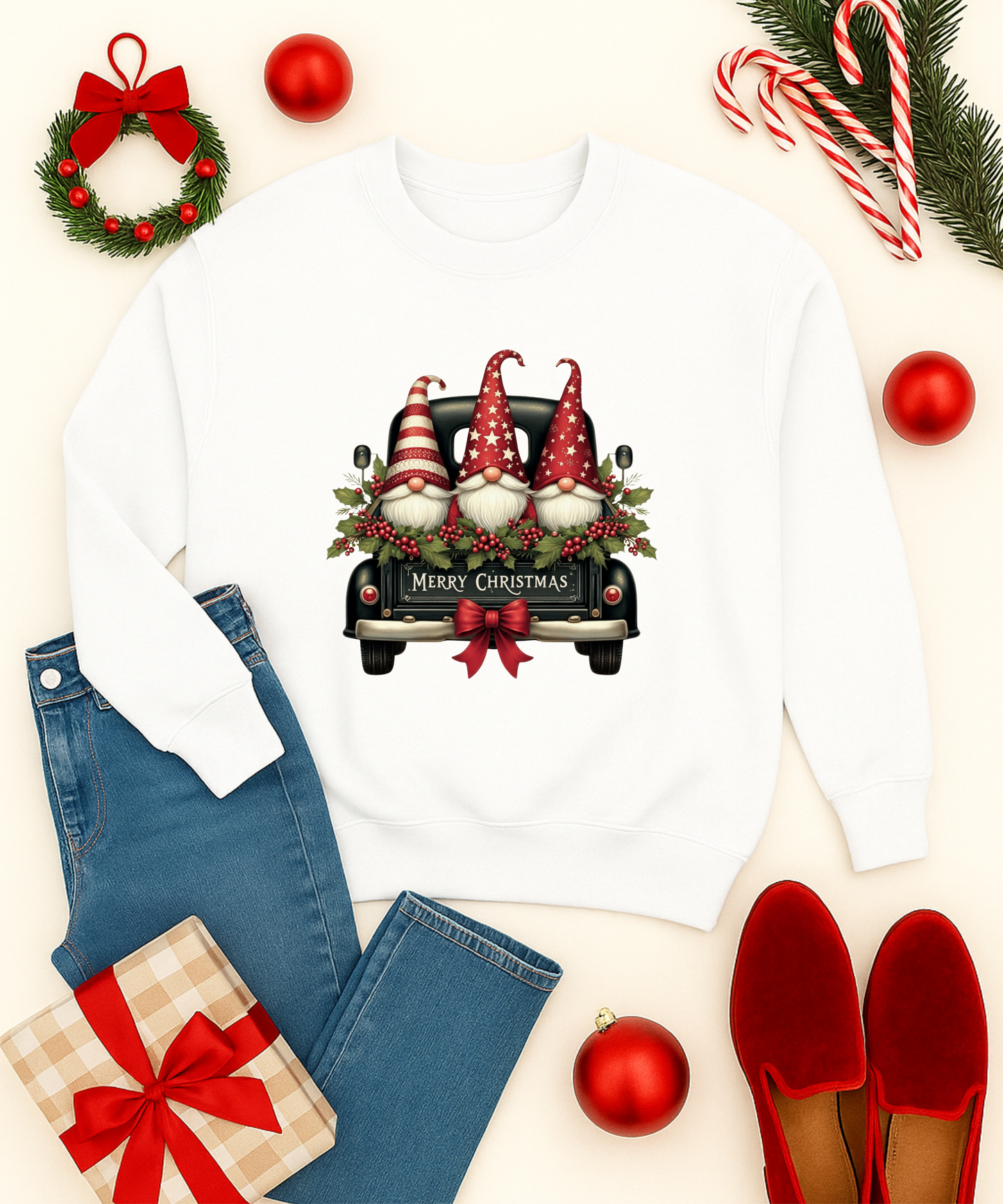 Merry Christmas Gnome Top